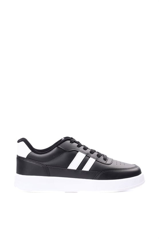Sunflex 1013 Sıyah-Beyaz Grs Sneaker Ayakkabı