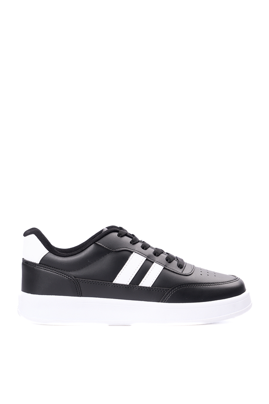 Sunflex 1013 Sıyah-Beyaz Grs Sneaker Ayakkabı