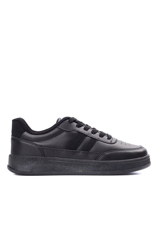 Sunflex 1013 Sıyah-Sıyah Grs Sneaker Ayakkabı