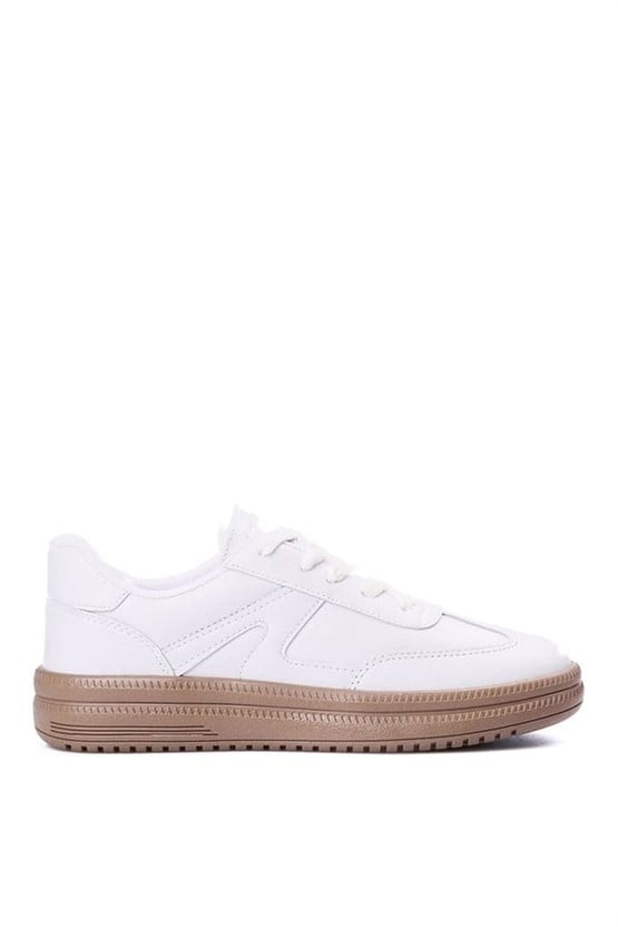 Sunflex 510 Beyaz-Beyaz Grs Sneaker Ayakkabı