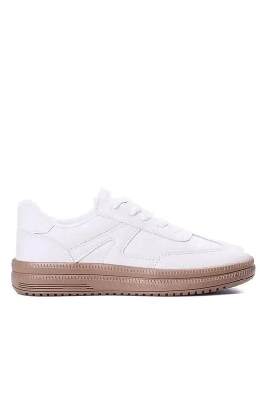 Sunflex 510 Beyaz-Beyaz Grs Sneaker Ayakkabı