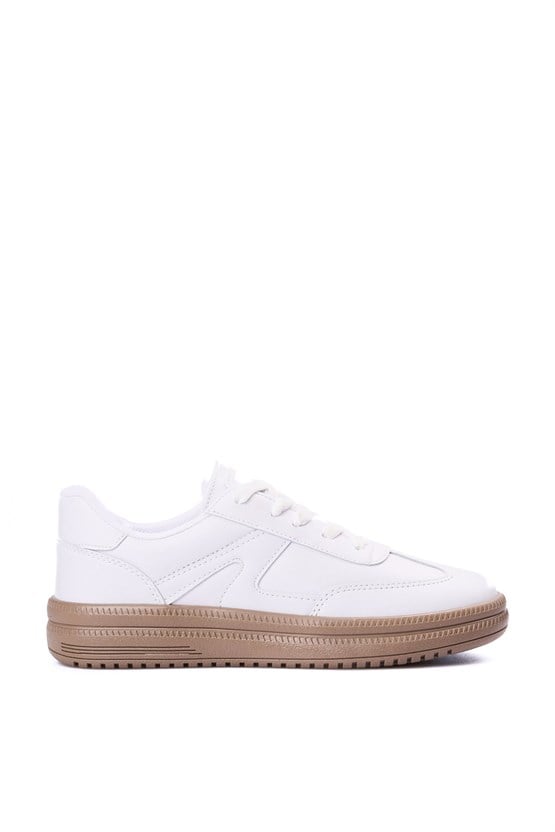 Sunflex 510 Beyaz-Beyaz Grs Sneaker Ayakkabı