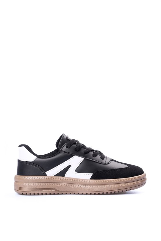 Sunflex 510 Sıyah-Beyaz Grs Sneaker Ayakkabı