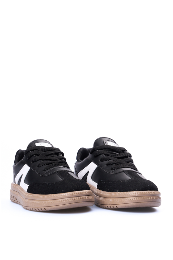 Sunflex 510 Sıyah-Beyaz Grs Sneaker Ayakkabı