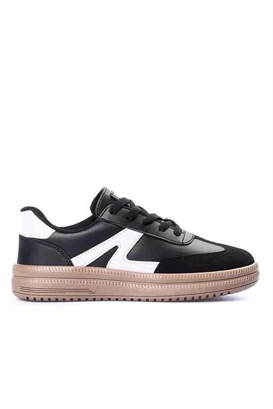 Sunflex 510 Sıyah-Beyaz Grs Sneaker Ayakkabı