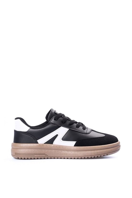 Sunflex 510 Sıyah-Beyaz Grs Sneaker Ayakkabı