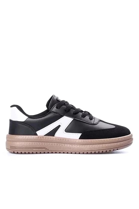 Sunflex 510 Sıyah-Beyaz Grs Sneaker Ayakkabı