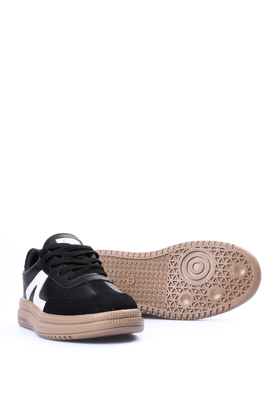 Sunflex 510 Sıyah-Beyaz Grs Sneaker Ayakkabı