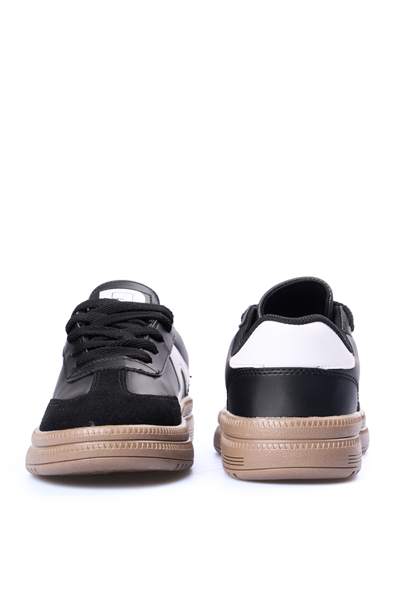Sunflex 510 Sıyah-Beyaz Grs Sneaker Ayakkabı