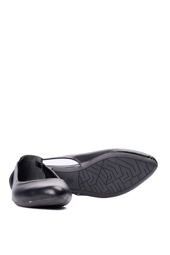 Swell Soft 01 201 Sıyah Bayan Babet Ayakkabı
