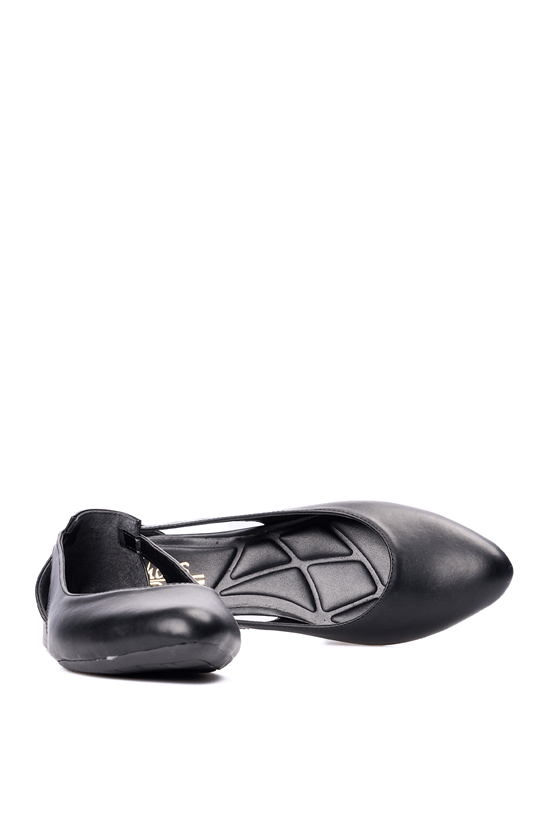 Swell Soft 01 201 Sıyah Bayan Babet Ayakkabı