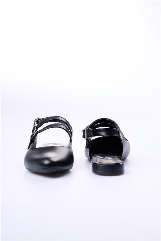 Swell Soft 01-289 Siyah Kadın Babet Ayakkabı
