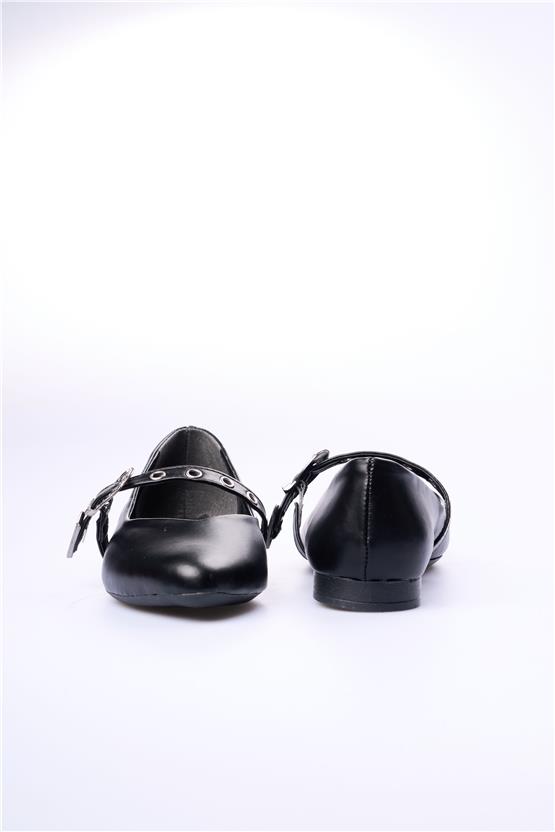 Swell Soft 01-356 Siyah Kadın Babet Ayakkabı