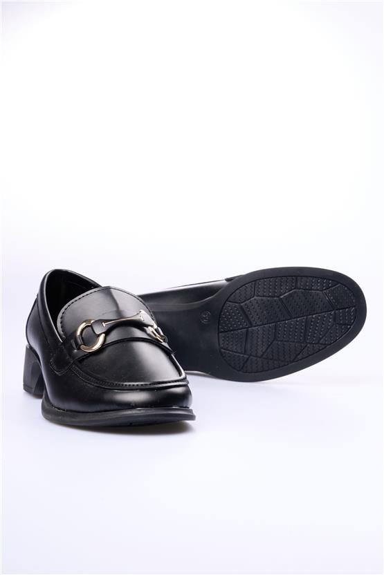 Swell Soft 01-5549 Siyah Kadın Loafer Ayakkabı