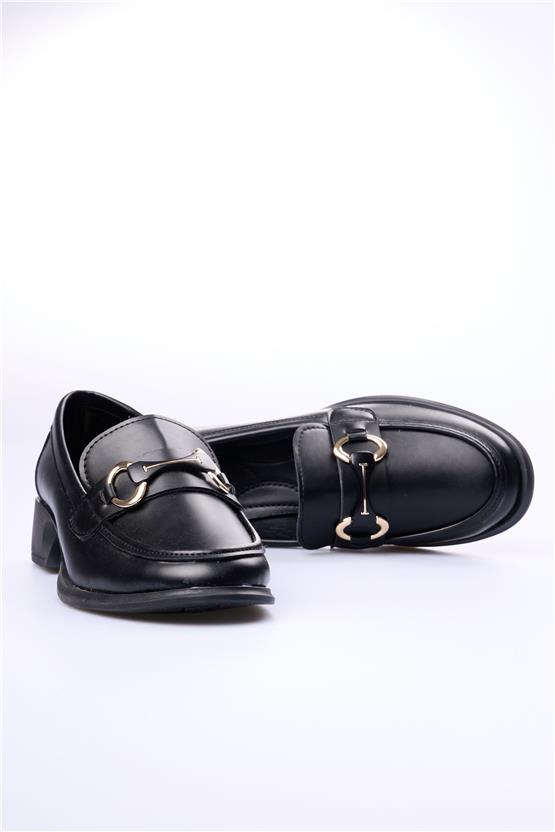 Swell Soft 01-5549 Siyah Kadın Loafer Ayakkabı
