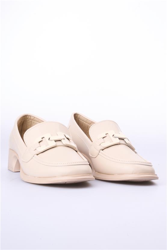 Swell Soft 01-5551 Bej Kadın Loafer Ayakkabı