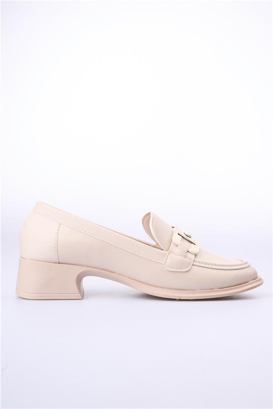Swell Soft 01-5551 Bej Kadın Loafer Ayakkabı