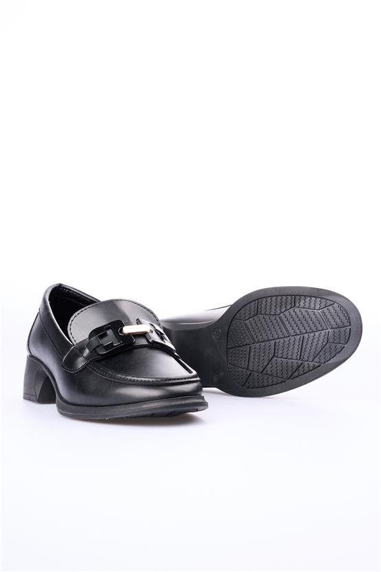 Swell Soft 01-5551 Siyah Kadın Loafer Ayakkabı