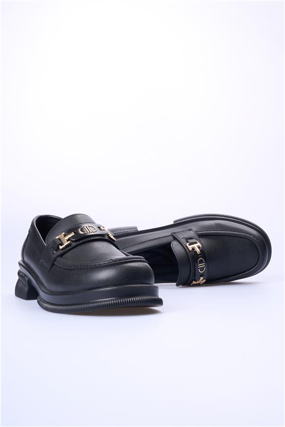 Swell Soft 02 178 Siyah Kadın Loafer Ayakkabı