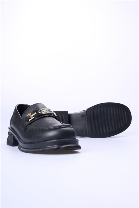 Swell Soft 02 178 Siyah Kadın Loafer Ayakkabı