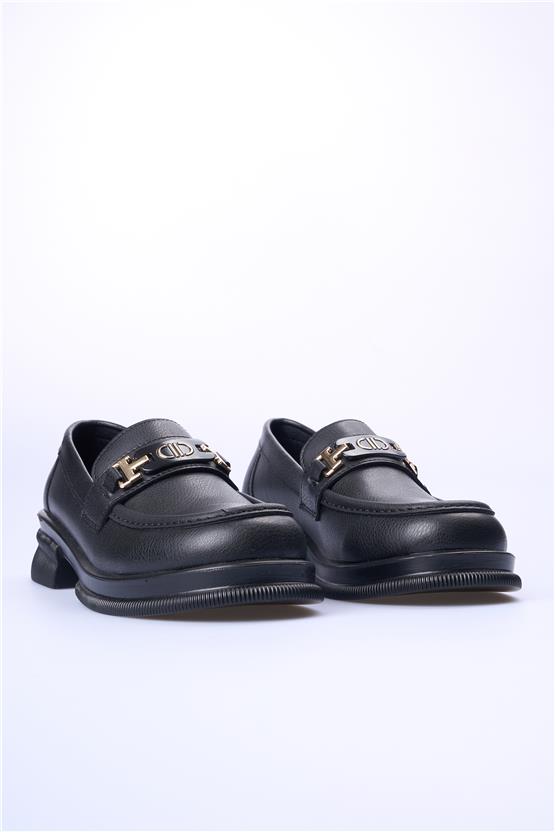 Swell Soft 02 178 Siyah Kadın Loafer Ayakkabı