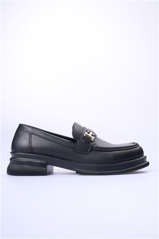 Swell Soft 02 178 Siyah Kadın Loafer Ayakkabı