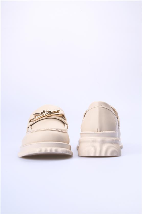 Swell Soft 02 181 Bej Kadın Loafer Ayakkabı