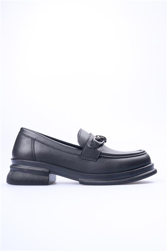 Swell Soft 02 181 Siyah Kadın Loafer Ayakkabı