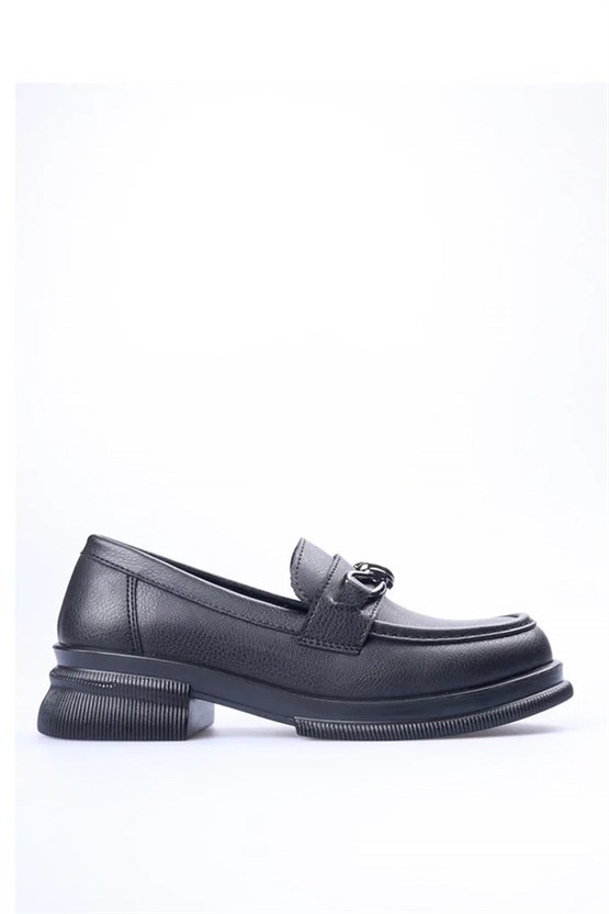 Swell Soft 02 181 Siyah Kadın Loafer Ayakkabı