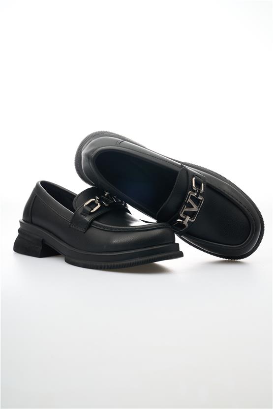 Swell Soft 02 200 Siyah Kadın Loafer Ayakkabı