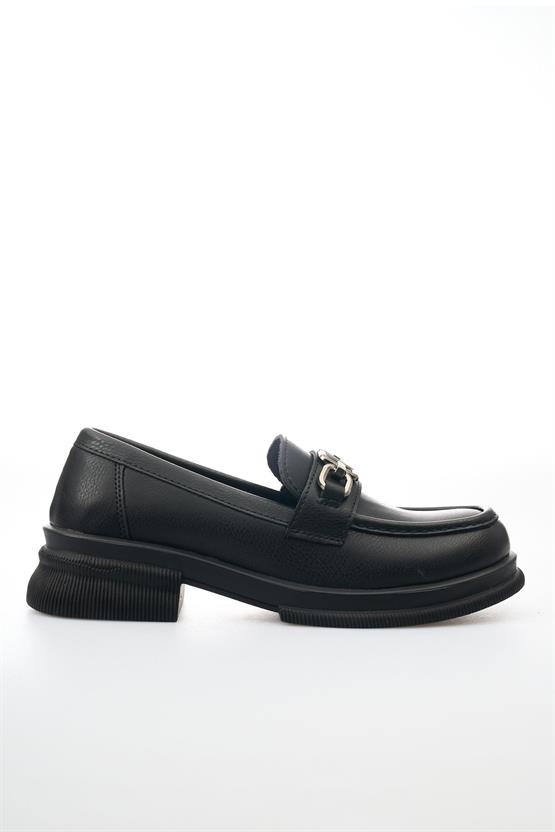 Swell Soft 02 200 Siyah Kadın Loafer Ayakkabı