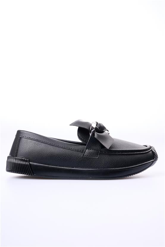 Swell Soft 02-57 Siyah Kadın Loafer Ayakkabı