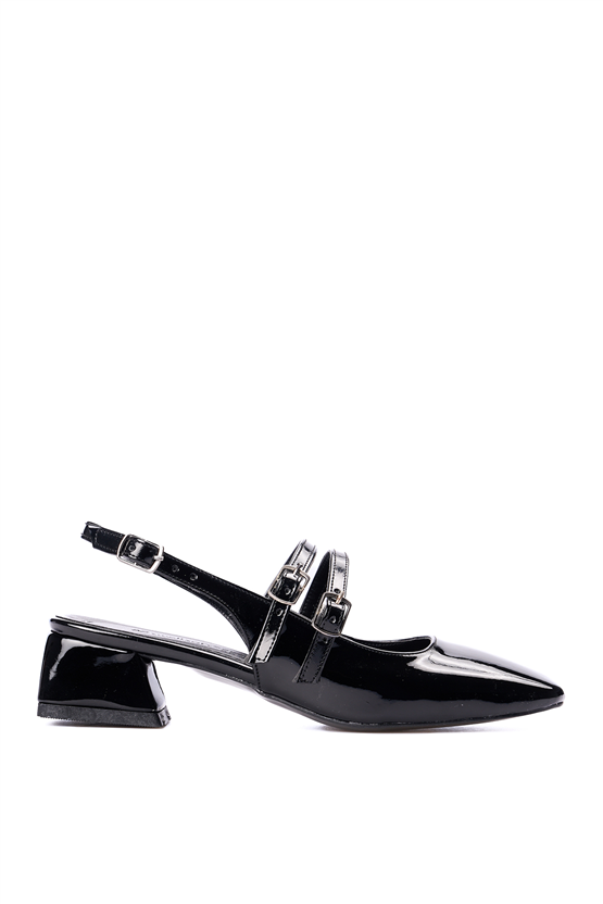 Swell Soft 03 1003 Sıyah Rgn Bayan Babet Ayakkabı