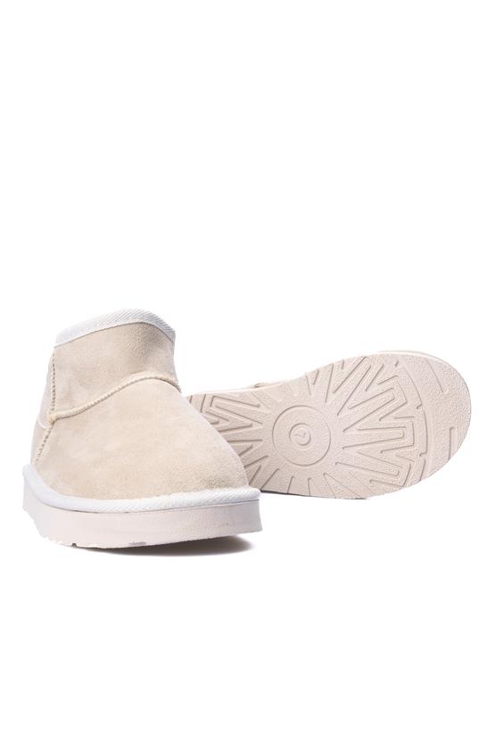 Swell Soft 03 1011 Bej Süet Kadın Panduf Bot