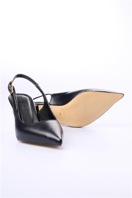 Swell Soft 03-700 Siyah Kadın Klasik Ayakkabı