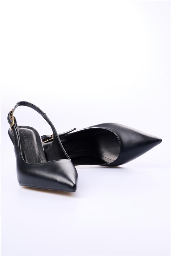 Swell Soft 03-700 Siyah Kadın Klasik Ayakkabı