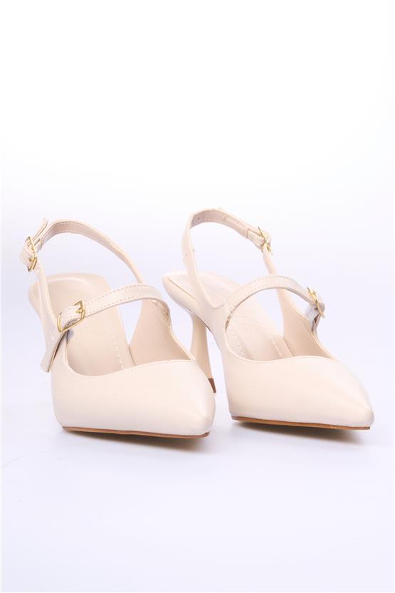 Swell Soft 03-701 Bej Kadın Klasik Ayakkabı