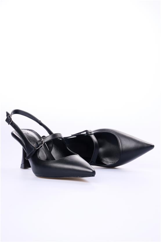 Swell Soft 03-701 Siyah Kadın Klasik Ayakkabı