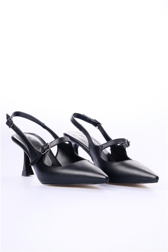 Swell Soft 03-701 Siyah Kadın Klasik Ayakkabı