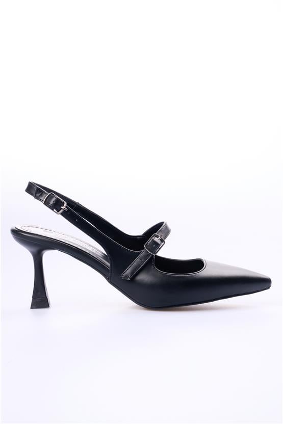 Swell Soft 03-701 Siyah Kadın Klasik Ayakkabı