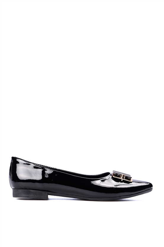 Swell Soft 04 121 Sıyah Rgn Bayan Babet Ayakkabı