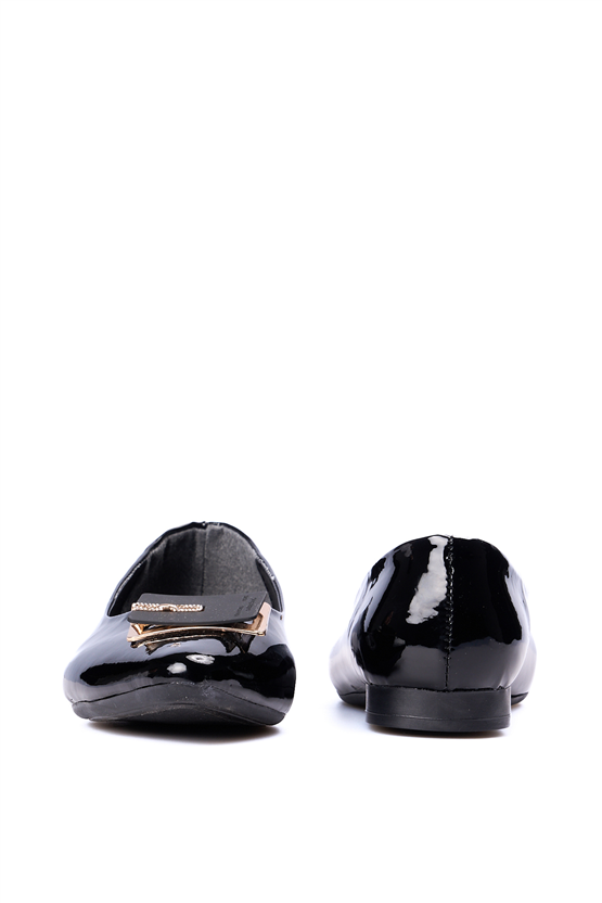 Swell Soft 04 121 Sıyah Rgn Bayan Babet Ayakkabı