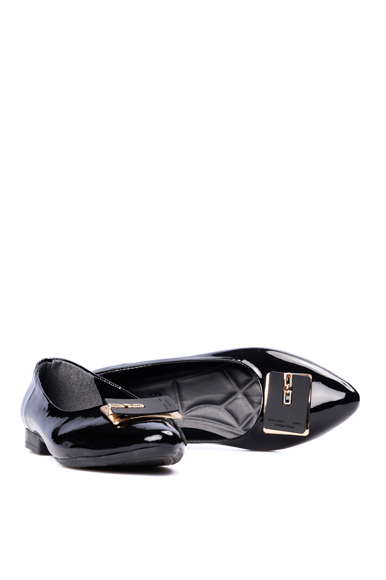 Swell Soft 04 121 Sıyah Rgn Bayan Babet Ayakkabı