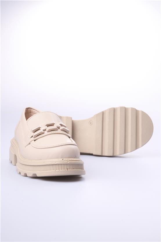 Swell Soft 05-1071 Bej Kadın Loafer Ayakkabı