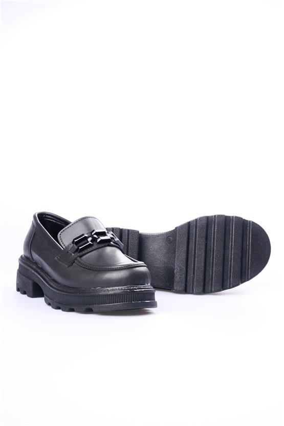Swell Soft 05-1071 Siyah Kadın Loafer Ayakkabı