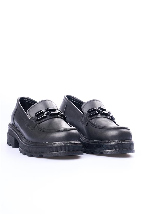 Swell Soft 05-1071 Siyah Kadın Loafer Ayakkabı