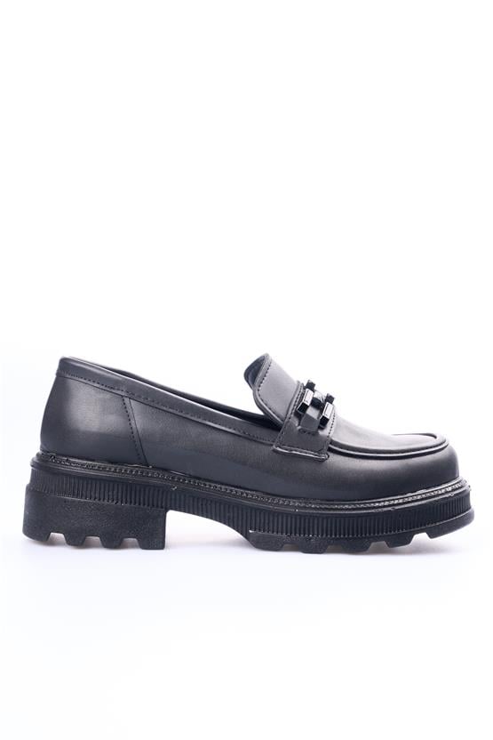 Swell Soft 05-1071 Siyah Kadın Loafer Ayakkabı
