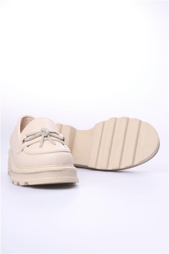 Swell Soft 05-1075 Bej Kadın Loafer Ayakkabı