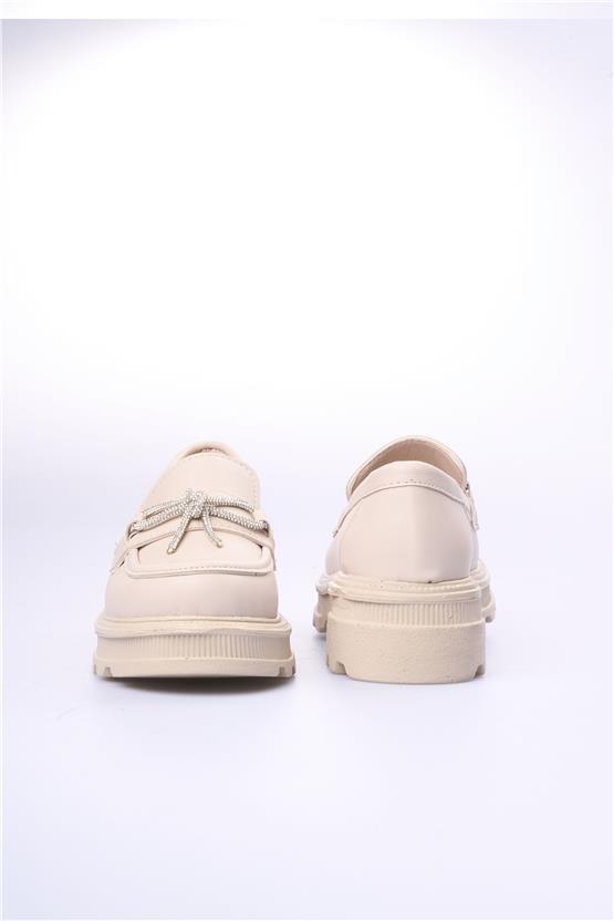 Swell Soft 05-1075 Bej Kadın Loafer Ayakkabı