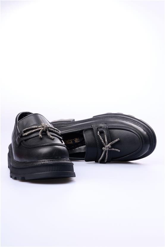 Swell Soft 05-1075 Siyah Kadın Loafer Ayakkabı